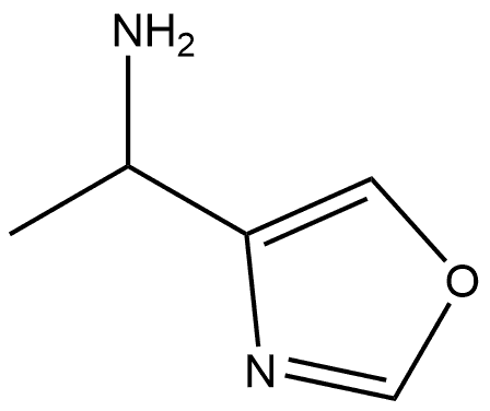 1-(噁唑-4-基)乙烷-1-胺 结构式