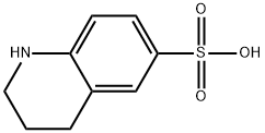 1,2,3,4-Tetrahydro-6-quinolinesulfonic acid Struktur