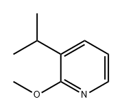 Pyridine, 2-methoxy-3-(1-methylethyl)- Structure