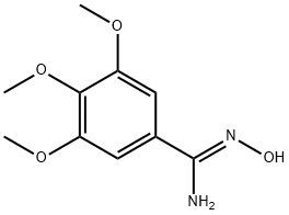 (Z)?- N’-?hydroxy-?3,?4,?5-?trimethoxy-?, Benzenecarboximidami?de Struktur