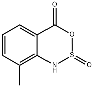 3,2,1-Benzoxathiazin-4(1H)-one, 8-methyl-, 2-oxide