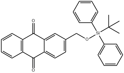 2-(((tert-Butyldiphenylsilyl)oxy)methyl)anthracene-9,10-dione Structure