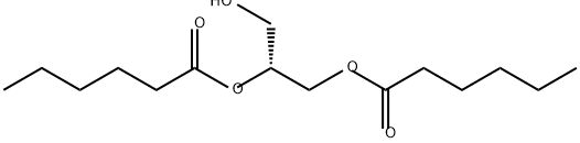 Hexanoic acid, (1R)-1-(hydroxymethyl)-1,2-ethanediyl ester (9CI) Structure