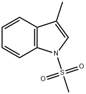 3-Methyl-1-(methylsulfonyl)-1H-indole Struktur
