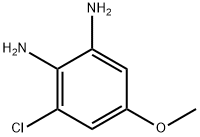 1,2-Benzenediamine, 3-chloro-5-methoxy-,1086836-90-9,结构式