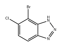 1H-Benzotriazole, 7-bromo-6-chloro-|7-溴-6-氯-1H-苯并[D][1,2,3]三唑