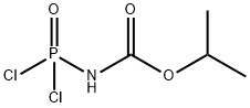 Carbamic acid, (dichlorophosphinyl)-, 1-methylethyl ester 化学構造式