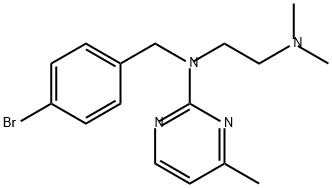 1,2-Ethanediamine, N1-[(4-bromophenyl)methyl]-N2,N2-dimethyl-N1-(4-methyl-2-pyrimidinyl)- Struktur