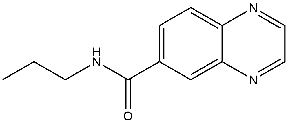 N-Propyl-6-quinoxalinecarboxamide Structure