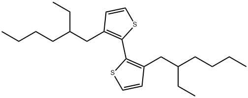 3,3'-Bis(2-ethylhexyl)-2,2'-bithiophen Structure