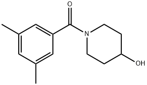(3,5-二甲基苯基)(4-羟基哌啶-1-基)甲酮,1088205-77-9,结构式
