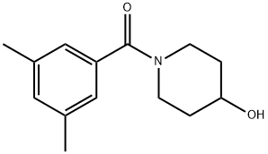 Methanone, (3,5-dimethylphenyl)(4-hydroxy-1-piperidinyl)- Struktur