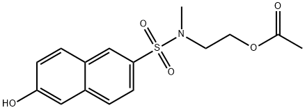 2-(2-Hydroxy-N-methylnaphthalene-6-sulfonamido ethyl acetate|