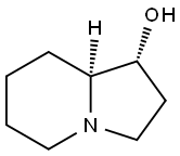 1-Indolizinol, octahydro-, (1R,8aS)- Structure