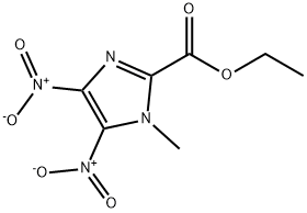 1H-Imidazole-2-carboxylic acid, 1-methyl-4,5-dinitro-, ethyl ester Struktur