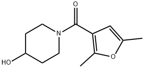 Methanone, (2,5-dimethyl-3-furanyl)(4-hydroxy-1-piperidinyl)-,1090443-35-8,结构式