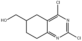2,4-Dichloro-5,6,7,8-tetrahydro-6-quinazolinemethanol Structure