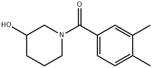 Methanone, (3,4-dimethylphenyl)(3-hydroxy-1-piperidinyl)-,1090609-22-5,结构式