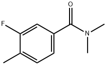 3-fluoro-N,N,4-trimethylbenzamide Structure
