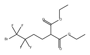 Propanedioic acid, 2-(4-bromo-3,3,4,4-tetrafluorobutyl)-, 1,3-diethyl ester