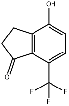 1H-Inden-1-one, 2,3-dihydro-4-hydroxy-7-(trifluoromethyl)- Structure