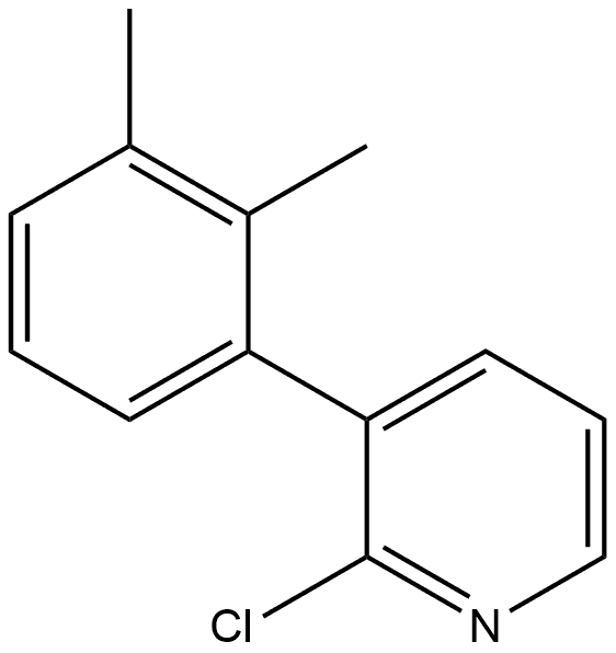 2-Chloro-3-(2,3-dimethylphenyl)pyridine 结构式