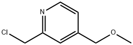 2-(氯甲基)-4-(甲氧基甲基)吡啶 结构式