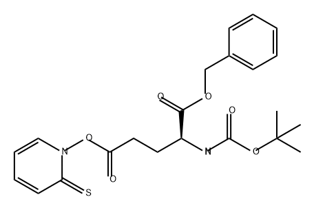 109276-71-3 L-Glutamic acid, N-[(1,1-dimethylethoxy)carbonyl]-, 1-(phenylmethyl) 5-(2-thioxo-1(2H)-pyridinyl) ester