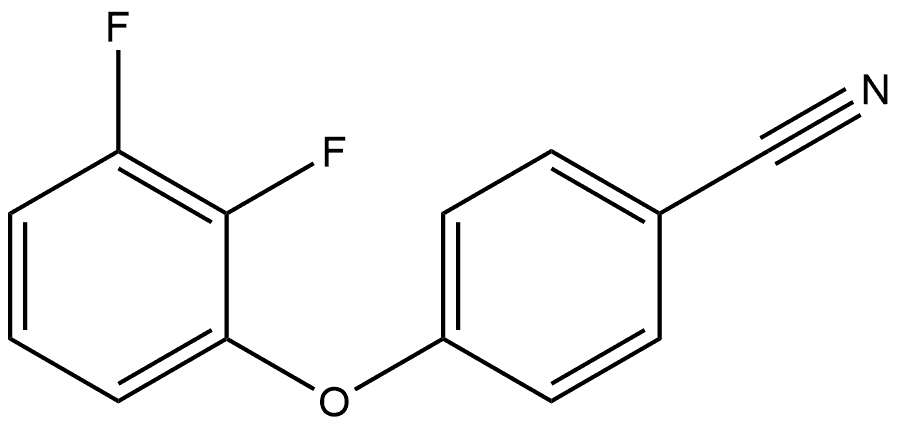 4-(2,3-Difluorophenoxy)benzonitrile Structure