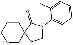 2-(o-Tolyl)-2,7-diazaspiro[4.5]decan-1-one Struktur