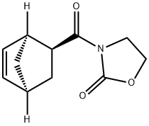2-Oxazolidinone, 3-[(1S,2S,4S)-bicyclo[2.2.1]hept-5-en-2-ylcarbonyl]- 化学構造式