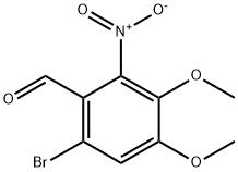 Benzaldehyde, 6-bromo-3,4-dimethoxy-2-nitro-,109305-96-6,结构式