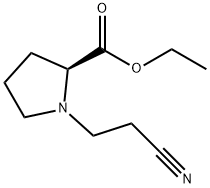 L-Proline, 1-(2-cyanoethyl)-, ethyl ester Struktur