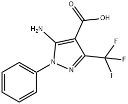 1H-Pyrazole-4-carboxylic acid, 5-amino-1-phenyl-3-(trifluoromethyl)-|