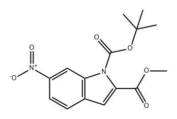 1H-Indole-1,2-dicarboxylic acid, 6-nitro-, 1-(1,1-dimethylethyl) 2-methyl ester