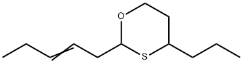 2-PENTENYL-4-PROPYL-1,3-OXATHIANE (MIXTURE OF ISOMERS) Structure