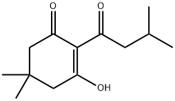 2-Cyclohexen-1-one, 3-hydroxy-5,5-dimethyl-2-(3-methyl-1-oxobutyl)-,1094039-25-4,结构式