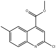 Methyl 2-chloro-6-methylquinoline-4-carboxylate Struktur