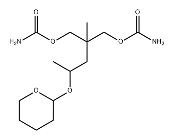 Carbamic acid, 2-methyl-2-[2-(tetrahydropyran-2-yloxy)propyl]trimethylene ester (6CI),109437-21-0,结构式