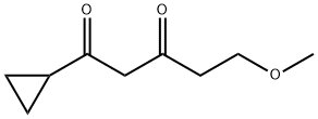 1,3-Pentanedione, 1-cyclopropyl-5-methoxy- Struktur