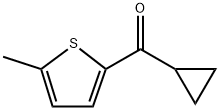 Methanone, cyclopropyl(5-methyl-2-thienyl)- Struktur