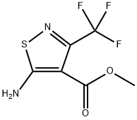 methyl 5-amino-3-(trifluoromethyl)isothiazole-4-carboxylate Structure