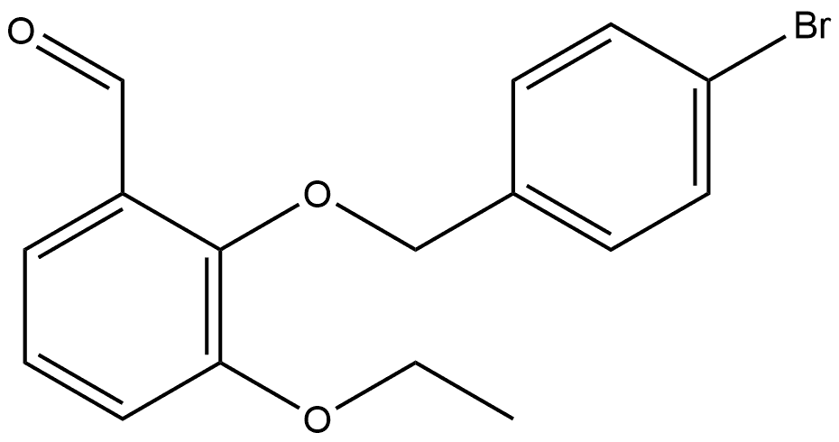 2-[(4-Bromophenyl)methoxy]-3-ethoxybenzaldehyde|