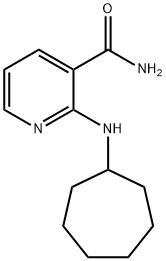 3-Pyridinecarboxamide, 2-(cycloheptylamino)-,1094660-96-4,结构式
