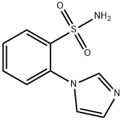 2-(1H-咪唑-1-基)苯磺酰胺 结构式