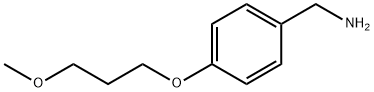 4-(3-methoxypropoxy)phenyl]methanamine Structure