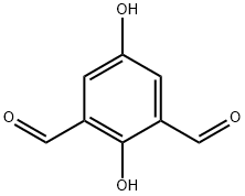 1,3-Benzenedicarboxaldehyde, 2,5-dihydroxy- 化学構造式