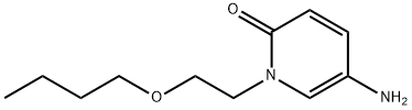 2(1H)-Pyridinone, 5-amino-1-(2-butoxyethyl)- Struktur