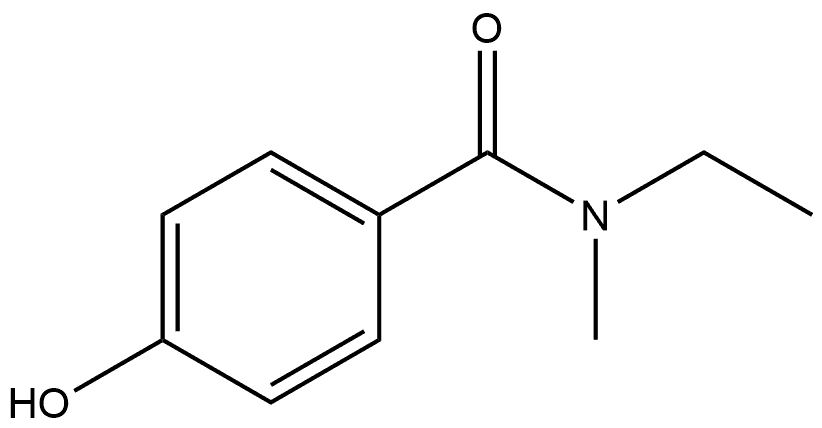 N-Ethyl-4-hydroxy-N-methylbenzamide Structure