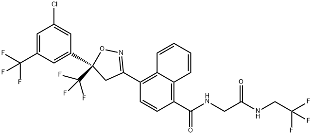 Afoxolaner, (R)- 结构式